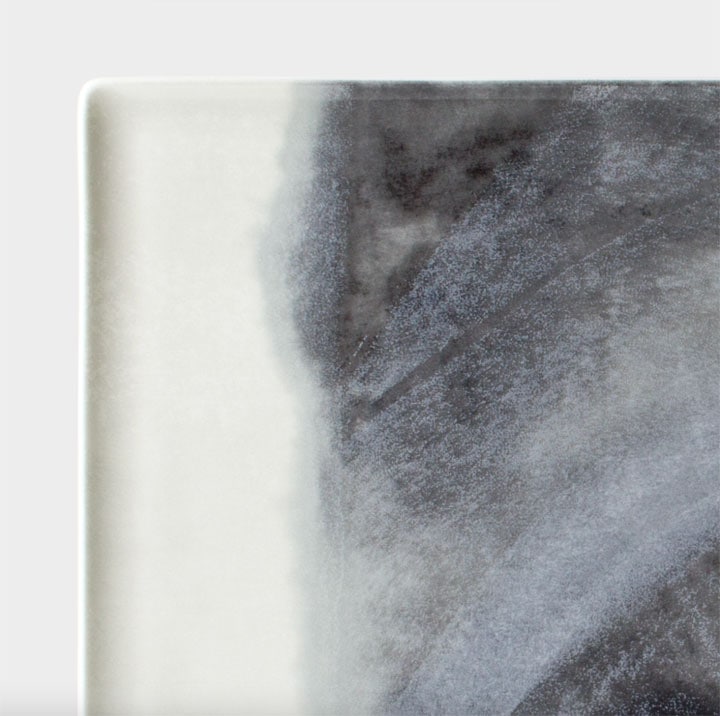 ニッコー（NIKKO） 墨の瞬 26.5cm長角皿【ギフト対応可】