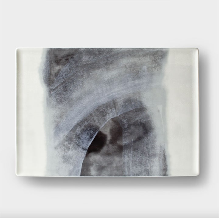 ニッコー（NIKKO） 墨の瞬 26.5cm長角皿【ギフト対応可】