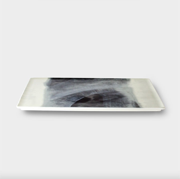 ニッコー（NIKKO） 墨の瞬 26.5cm長角皿【ギフト対応可】