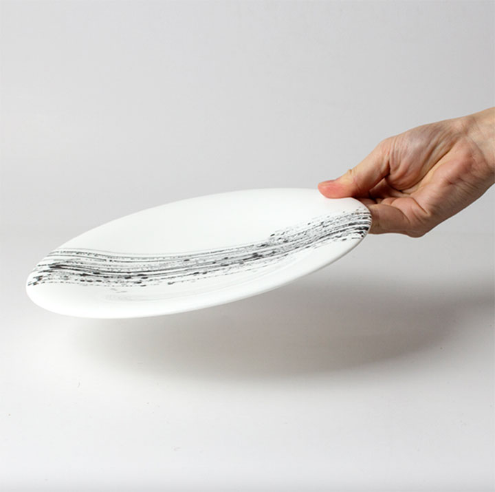 ニッコー（NIKKO） 墨の瞬 21.5cmプレート(5枚セット)【ギフト対応可】