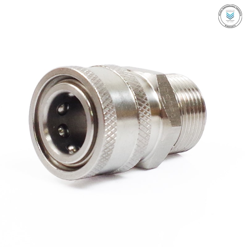 Veloci ステンレス 3/8 QC カプラー × M22 オスネジ 24.5021 24.5022