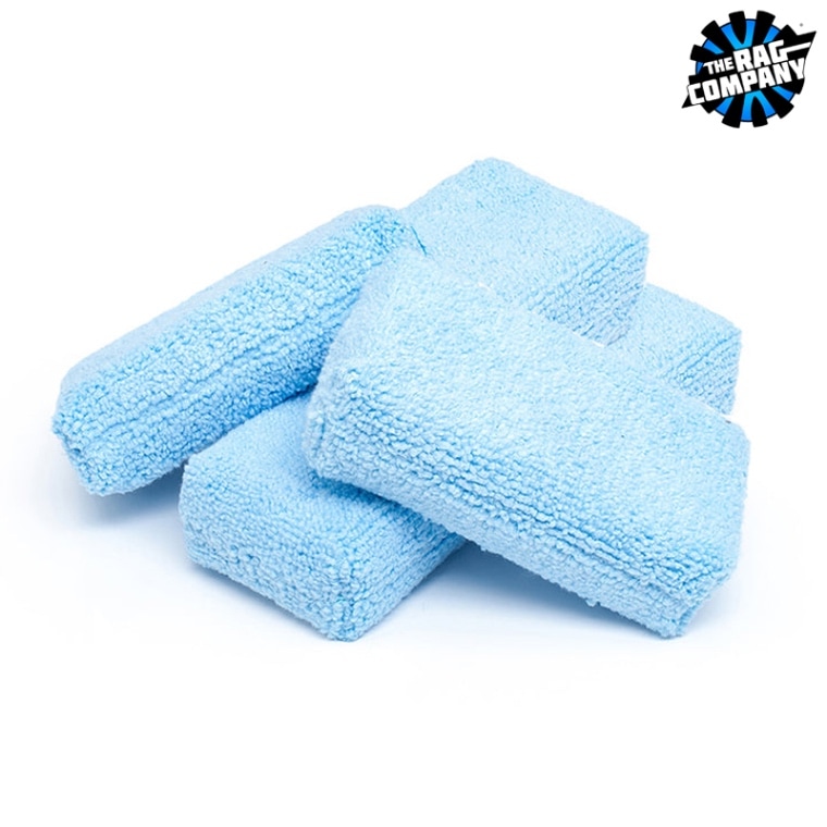 TRC テリーアプリケータースポンジ 5×10cm ライトブルー SPONGE-TERRY The Rag Company ザ ラグカンパニー