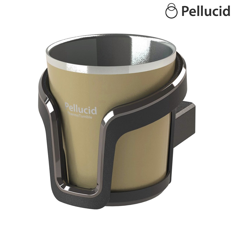 Pellucid ペルシード サーモタンブラー ドリンクホルダー（コヨーテ）PDK2115