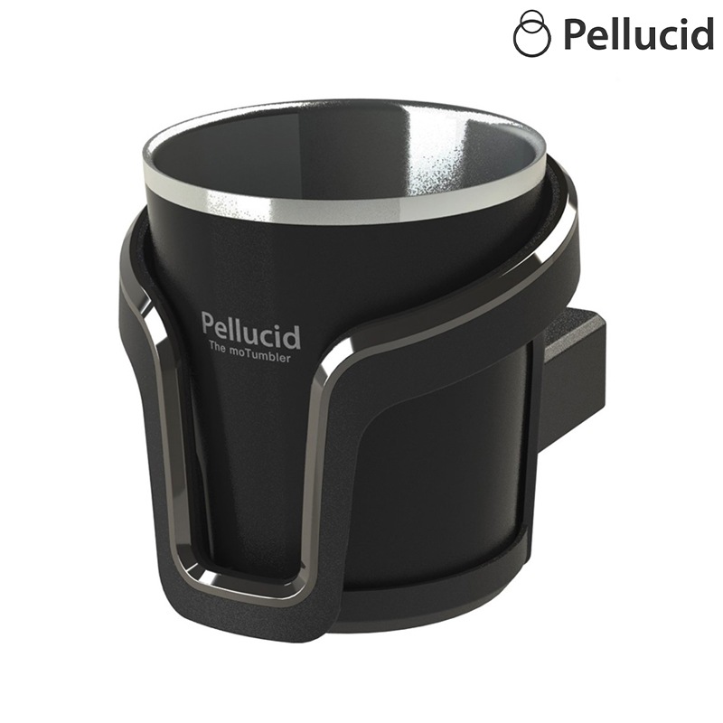 Pellucid ペルシード サーモタンブラー ドリンクホルダー（ブラック）PDK2112