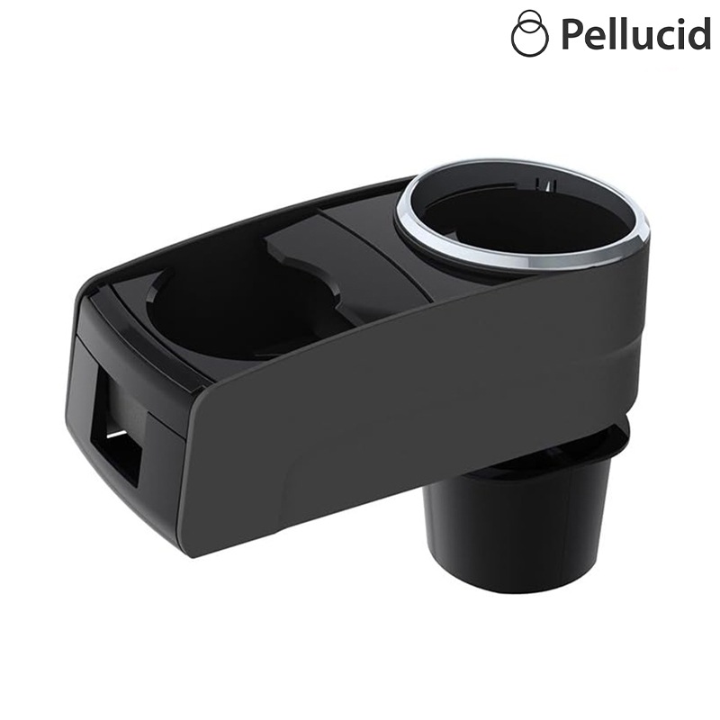 Pellucid ペルシード ツインドリンクホルダー（スイング）BK DK14-06