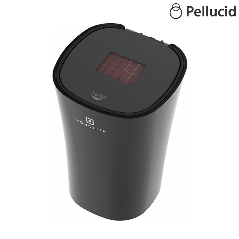 Pellucid ペルシード シンプルソーラーアッシュトレイ BK DA-1508