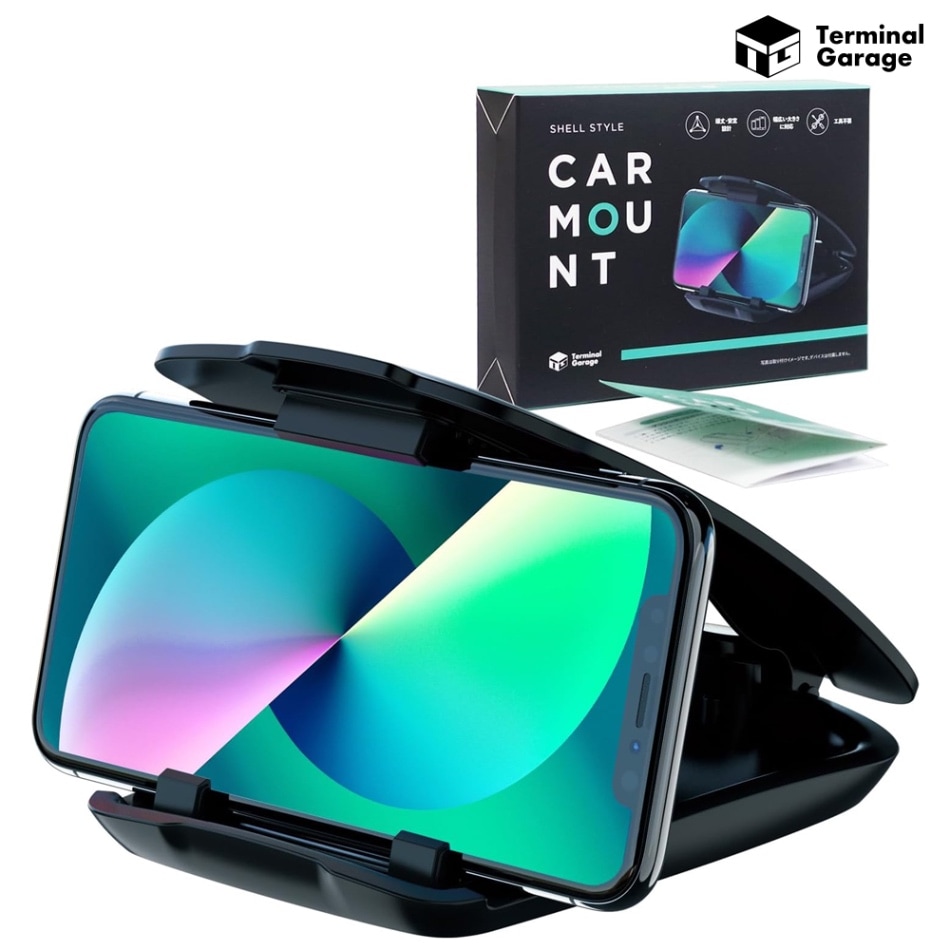 Terminal Garage シェル型 スマートフォンホルダー カーマウント TG-007