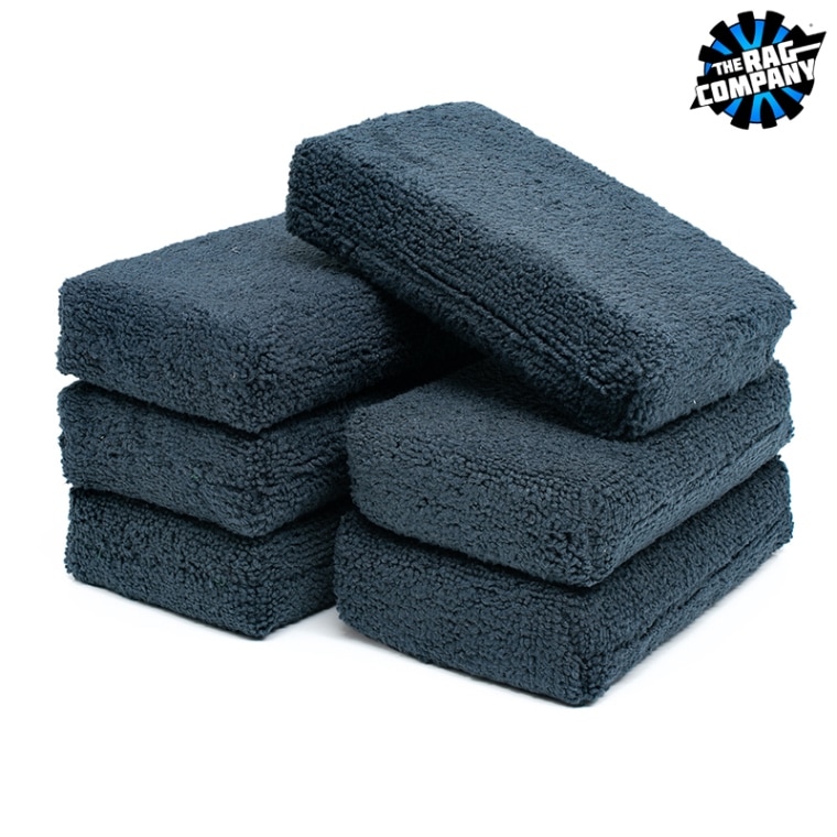 TRC テリーアプリケータースポンジ 7.6×12.7cm ブラック SPONGE-TERRY The Rag Company ザ ラグカンパニー
