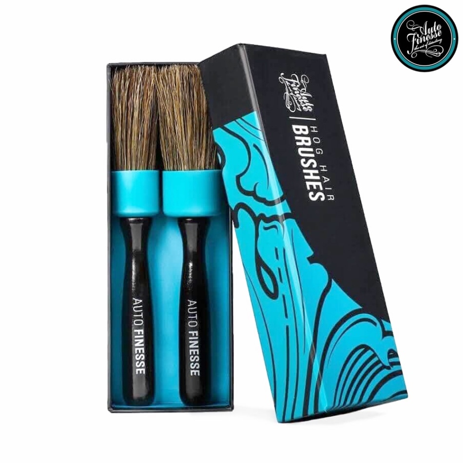 AutoFinesse HOG HAIR BRUSHES ホッグヘアー ブラシ 2本セット オートフィネス