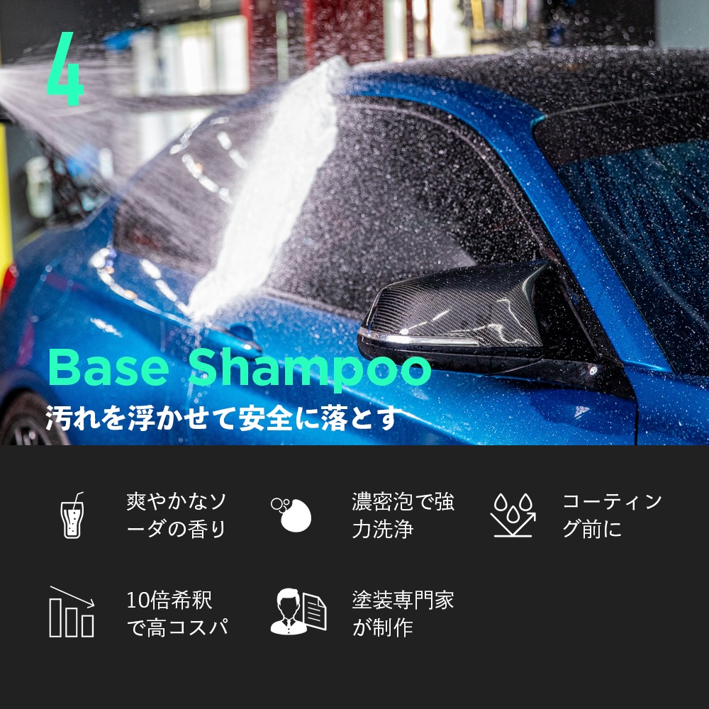 BLASK ブラスク No.4 BASE SHAMPOO 1000ml 4L | GRANTZ ONE