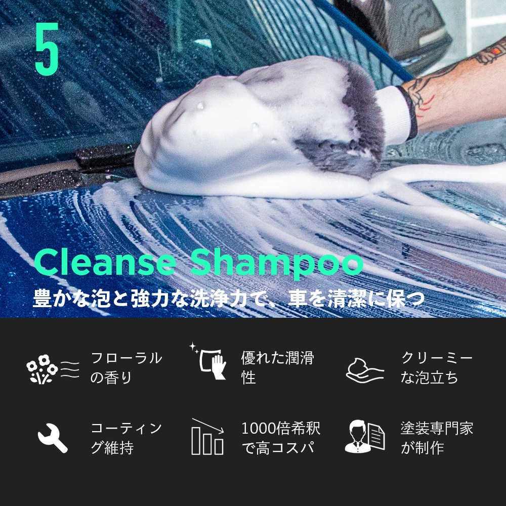 BLASK ブラスク No.5 CLEANSE SHAMPOO 500ml 4L | GRANTZ ONE