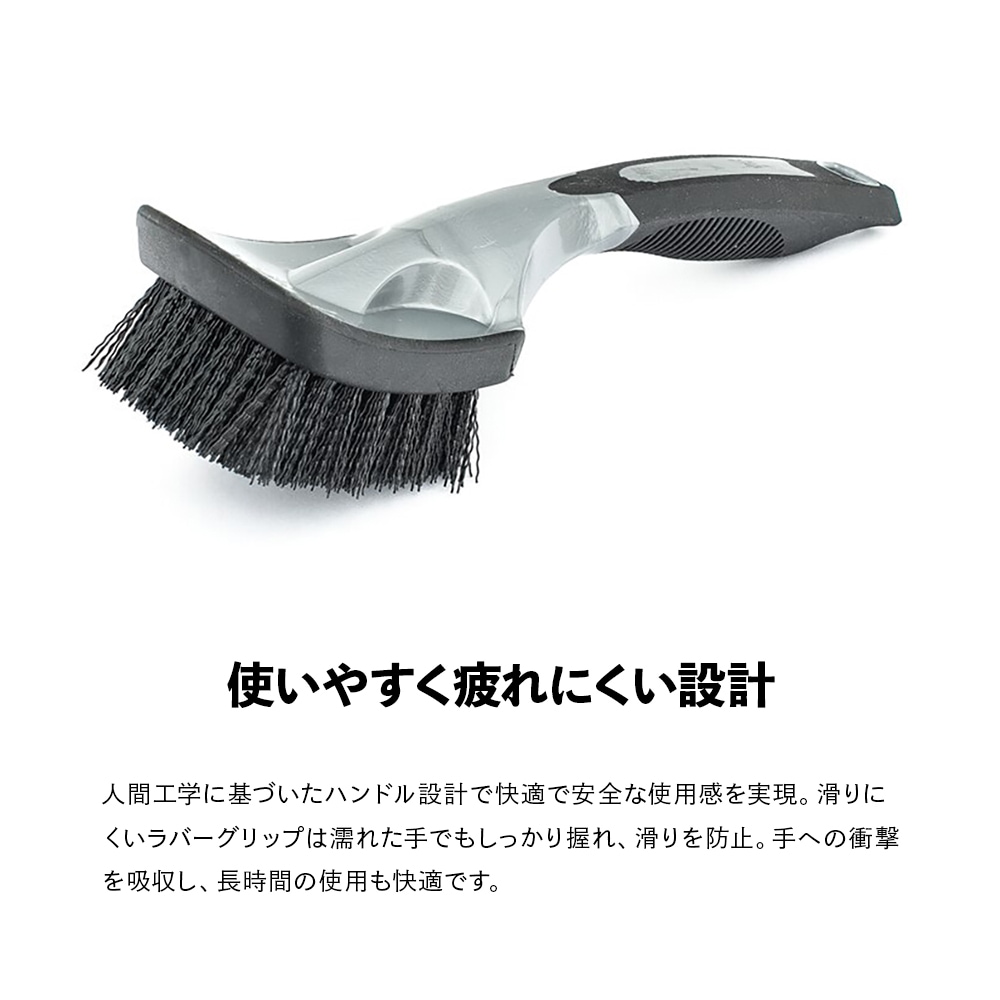 TRC タイヤ&ホイールブラシ 22×6×6cm Tire Wheel Brush The Rag