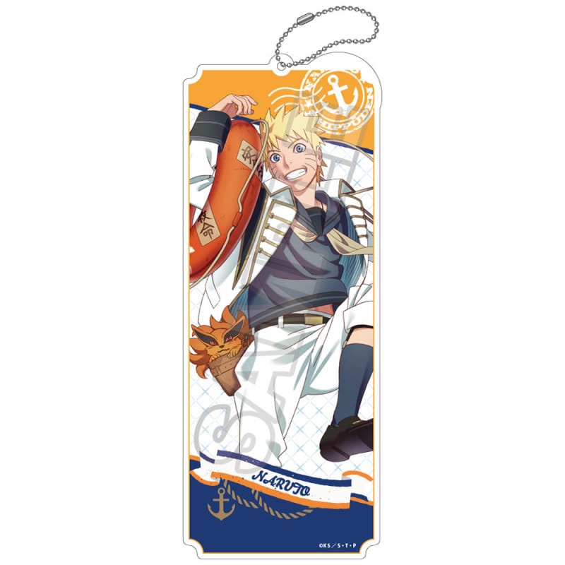予約8/24〆【10月発売】NARUTO -ナルト- 疾風伝 マリンルック アクリルキーホルダーBIG うずまきナルト