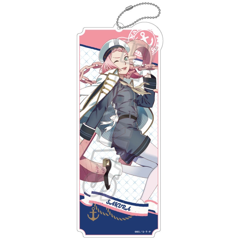予約8/24〆【10月発売】NARUTO -ナルト- 疾風伝 マリンルック アクリルキーホルダーBIG 春野サクラ