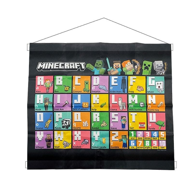 マインクラフト アルファベットタペストリー