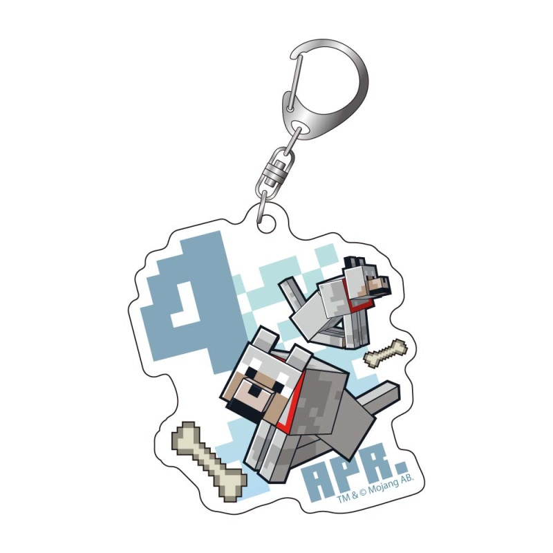 マインクラフト 誕生月キーホルダー 4月