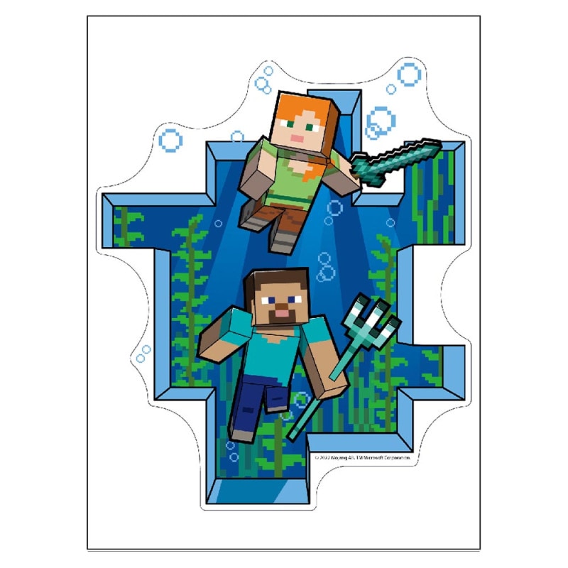 マインクラフト ルームステッカー B