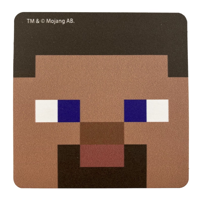 マインクラフト ペーパーコースター(3枚セット) スティーブ