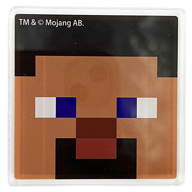 マインクラフト アクリルスクエアマグネット スティーブ
