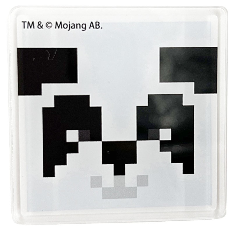マインクラフト アクリルスクエアマグネット パンダ