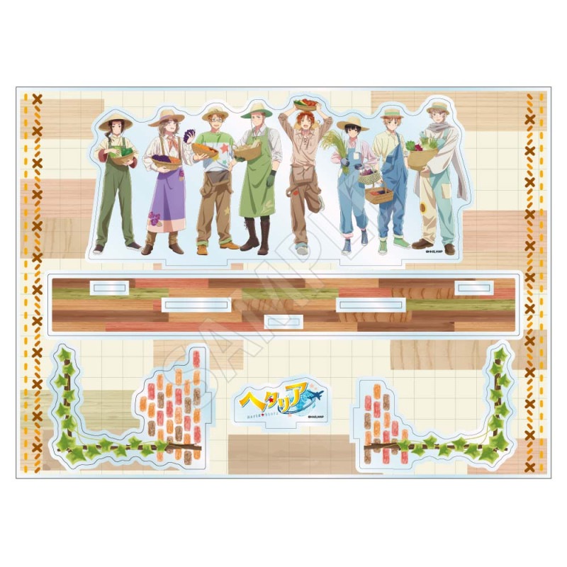 予約12/12〆【1月発売】アニメ「ヘタリア World★Stars」 収穫祭 アクリルスタンドジオラマ