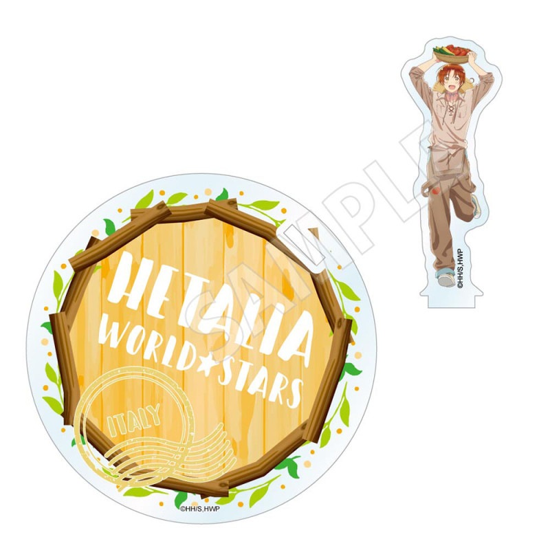 予約12/12〆【1月発売】アニメ「ヘタリア World★Stars」 収穫祭 アクリルスタンドコースター イタリア