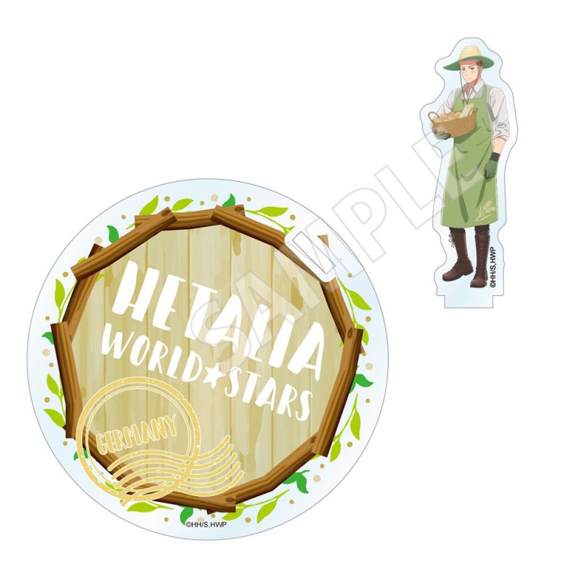 予約12/12〆【1月発売】アニメ「ヘタリア World★Stars」 収穫祭 アクリルスタンドコースター ドイツ