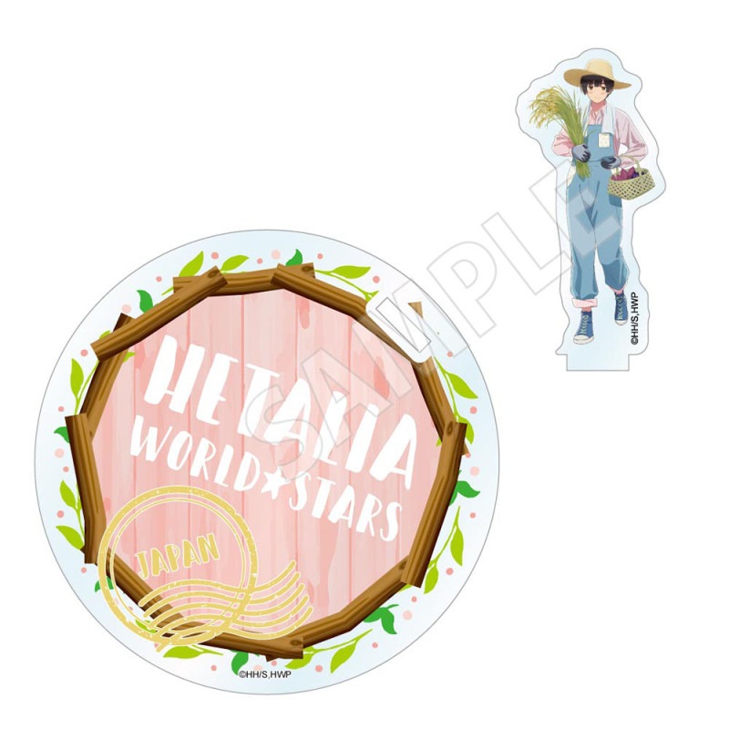 予約12/12〆【1月発売】アニメ「ヘタリア World★Stars」 収穫祭 アクリルスタンドコースター 日本