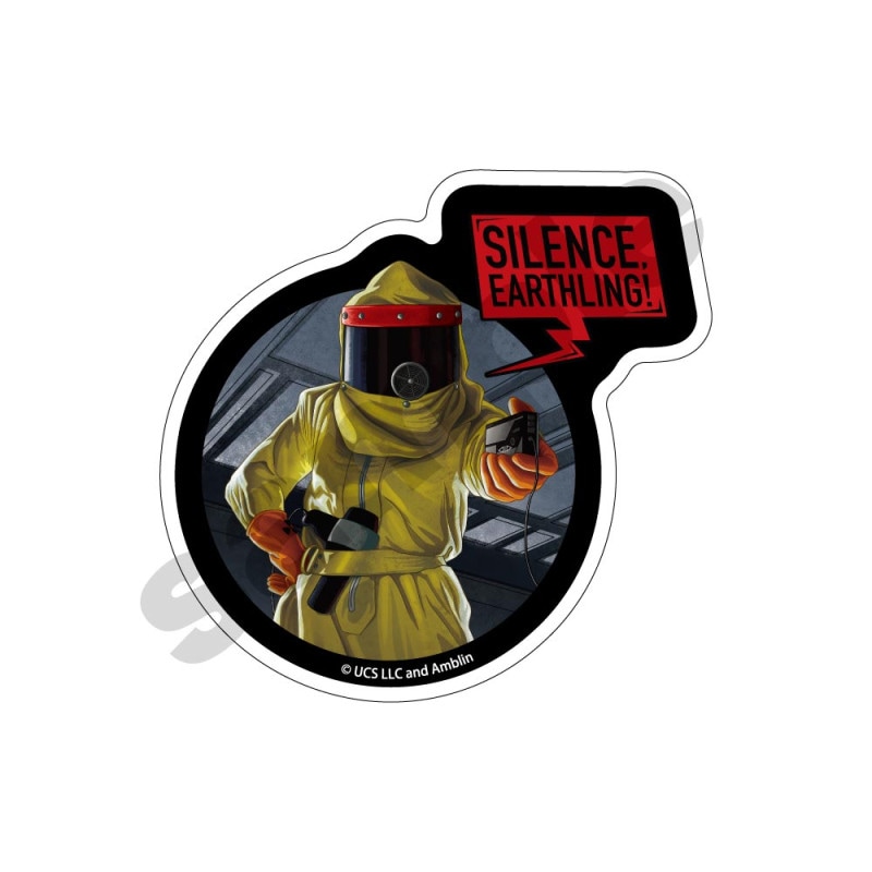 バック・トゥ・ザ・フューチャー ステッカー SILENCE, EARTHLING