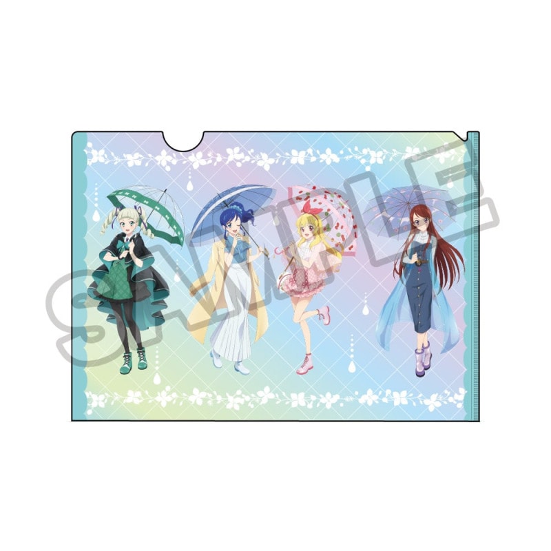 【96】アイカツ　アニon コースター8枚セット　みくる　あかり　スミレ 96】アイカツ アニon コースター8枚セット みくる あかり スミレ
