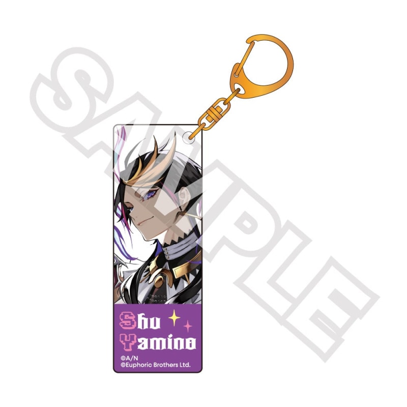 予約7/23〆【10月発売】【NIJISANJI EN×Garten of Banbanコラボ】 オーロラアクリルスティックキーホルダー Shu Yamino 闇ノシュウ 通常ver.