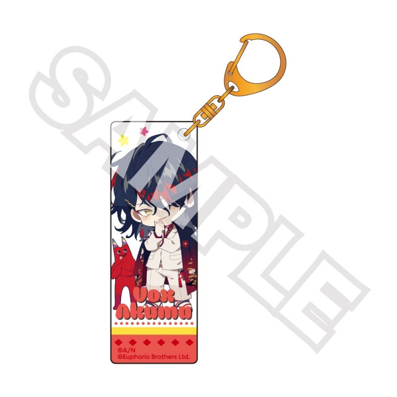 予約7/23〆【10月発売】【NIJISANJI EN×Garten of Banbanコラボ】 オーロラアクリルスティックキーホルダー Vox Akuma ヴォックス・アクマ ミニ通常ver.