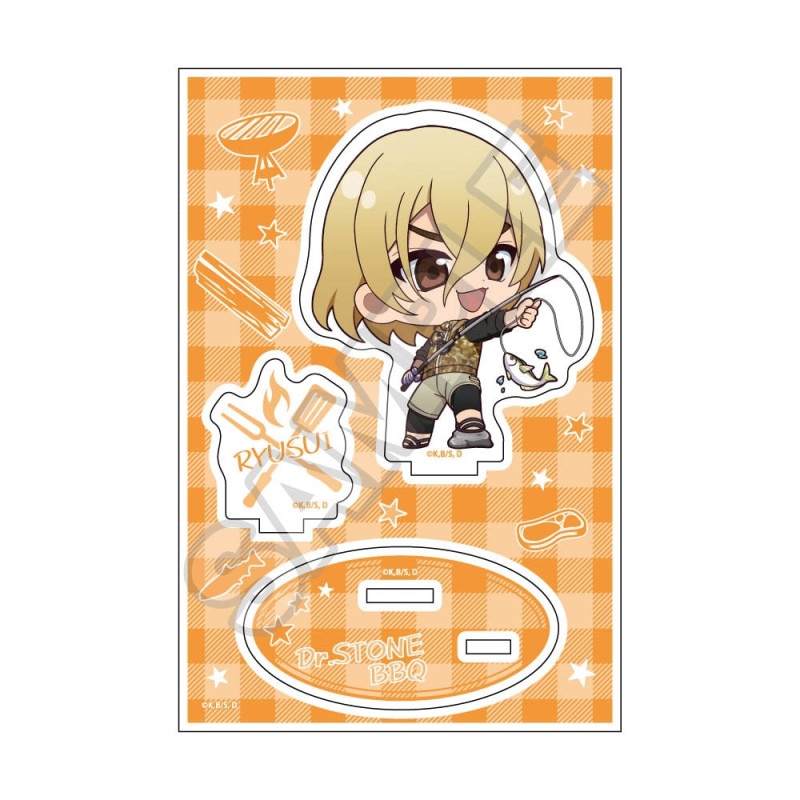 予約8/19〆【9月発売】Dr.STONE ちびっつ！ バーベキュー アクリルスタンドJr. 七海龍水