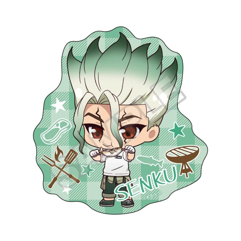 予約8/19〆【9月発売】Dr.STONE ちびっつ！ バーベキュー ステッカー 石神千空