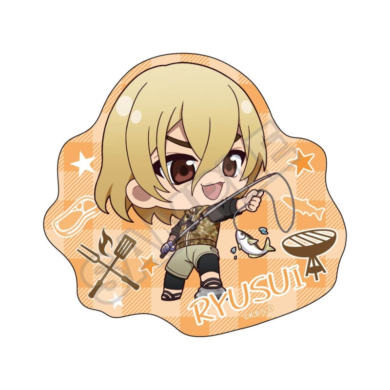 予約8/19〆【9月発売】Dr.STONE ちびっつ！ バーベキュー ステッカー 七海龍水