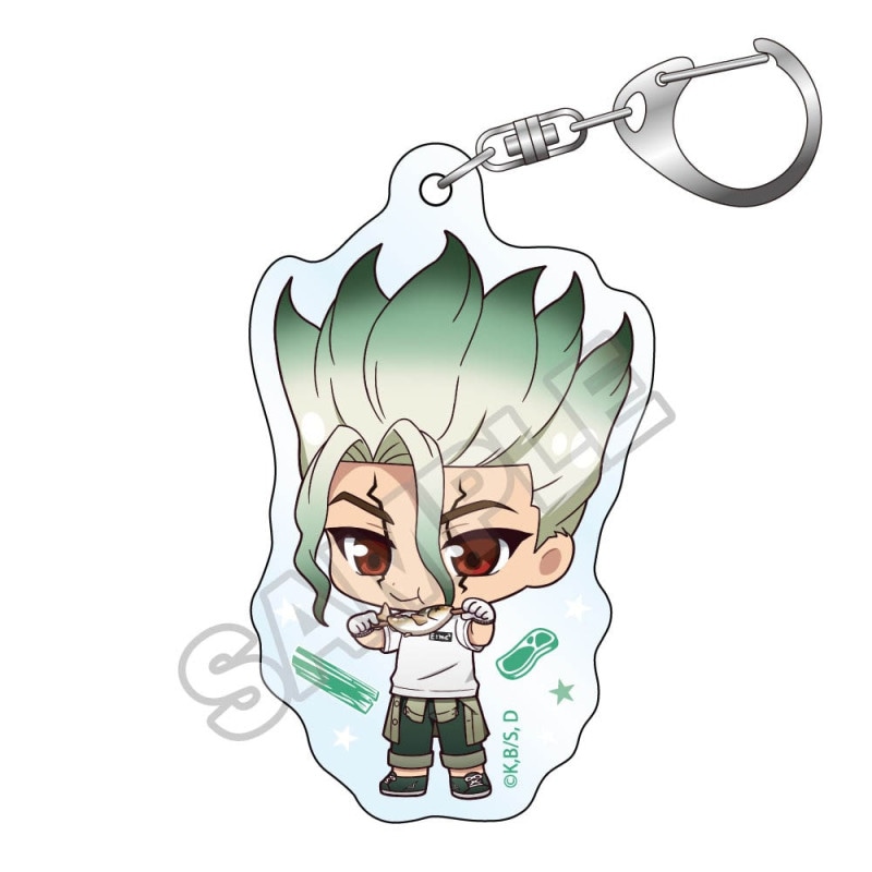 予約8/19〆【9月発売】Dr.STONE ちびっつ！ バーベキュー アクリルキーチェーン 石神千空