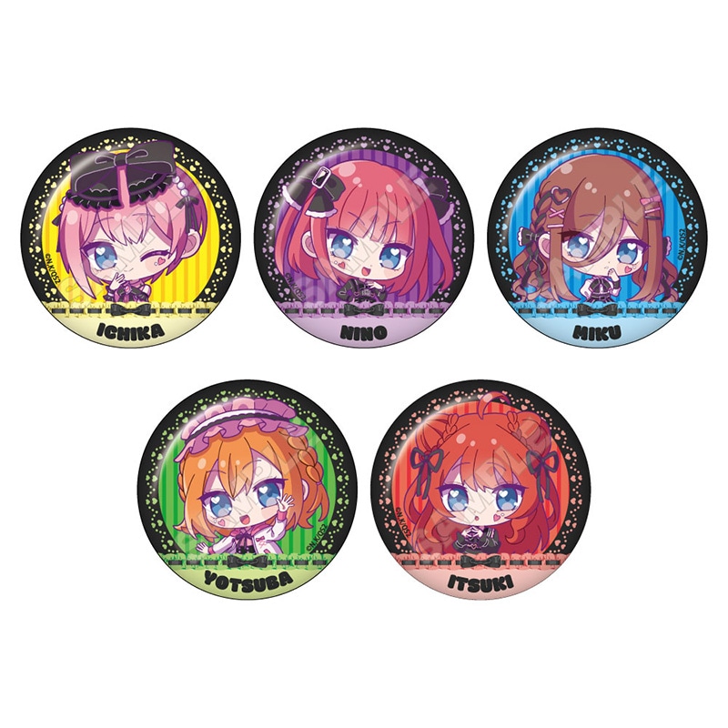予約8/1〆【8月発売】TVスペシャルアニメ「五等分の花嫁＊」 地雷系 缶バッジ ※1BOX=5入