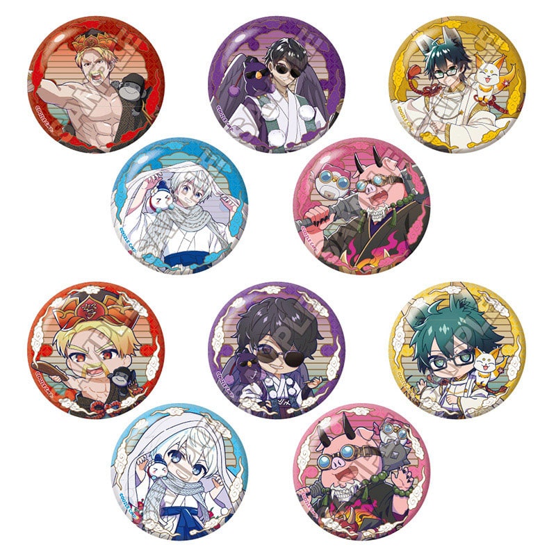予約9/22〆【10月発売】ドズル社 百鬼夜行 グリッター缶バッジ