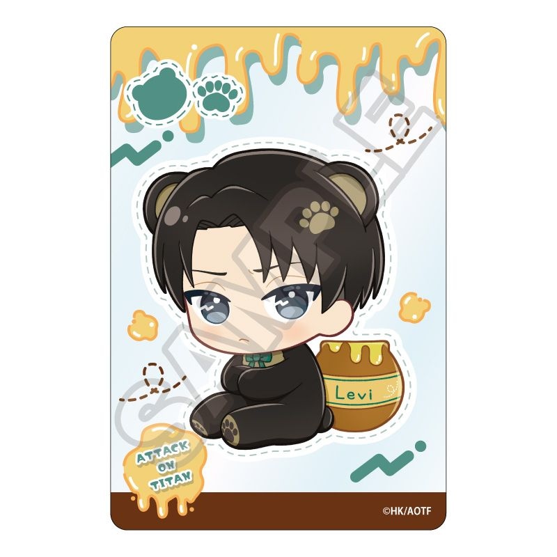 【受付終了】「進撃の巨人」 ぬいぴ～すふれんず はらぺこくま キャラPic リヴァイ