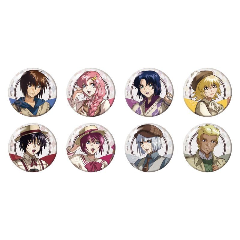 予約12/2〆【1月発売】機動戦士ガンダムSEED FREEDOM preppy style 缶バッジ ※1BOX=8入