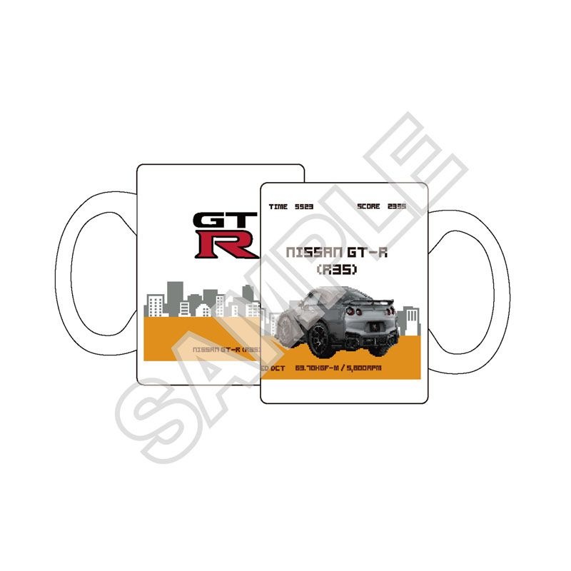 予約11/28〆【12月発売】NISSAN 8bitシリーズ マグカップ NISSAN GT-R (R35)