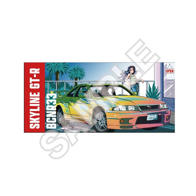 予約11/28〆【12月発売】NISSAN 90's POPシリーズ クリアステッカー SKYLINE GT-R(BCNR33)