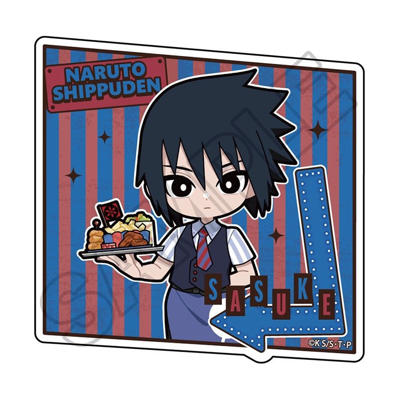 予約12/2〆【2月発売】NARUTO-ナルト- 疾風伝 アメリカンダイナー ステッカー うちはサスケ