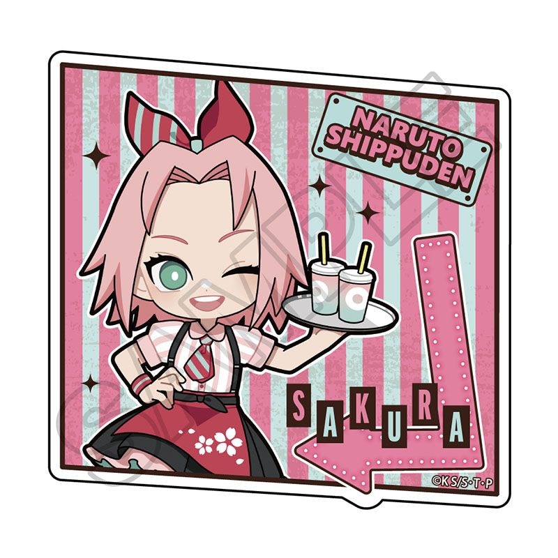 予約12/2〆【2月発売】NARUTO-ナルト- 疾風伝 アメリカンダイナー ステッカー 春野サクラ