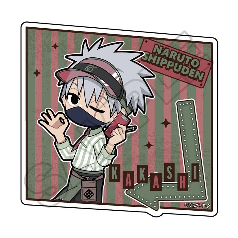 予約12/2〆【2月発売】NARUTO-ナルト- 疾風伝 アメリカンダイナー ステッカー はたけカカシ