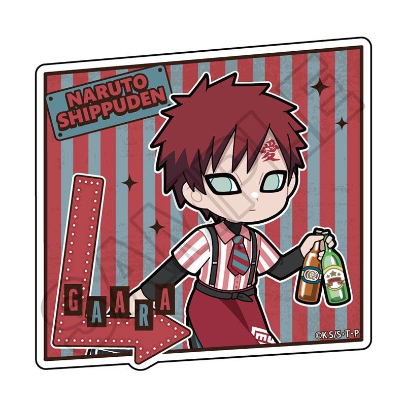 予約12/2〆【2月発売】NARUTO-ナルト- 疾風伝 アメリカンダイナー ステッカー 我愛羅
