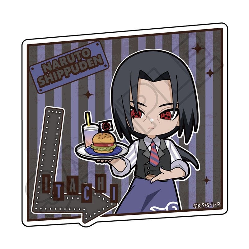 予約12/2〆【2月発売】NARUTO-ナルト- 疾風伝 アメリカンダイナー ステッカー うちはイタチ