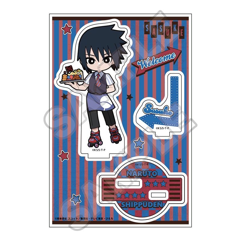 予約12/2〆【2月発売】NARUTO-ナルト- 疾風伝 アメリカンダイナー アクリルスタンドJr. うちはサスケ