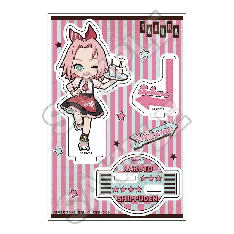 予約12/2〆【2月発売】NARUTO-ナルト- 疾風伝 アメリカンダイナー アクリルスタンドJr. 春野サクラ