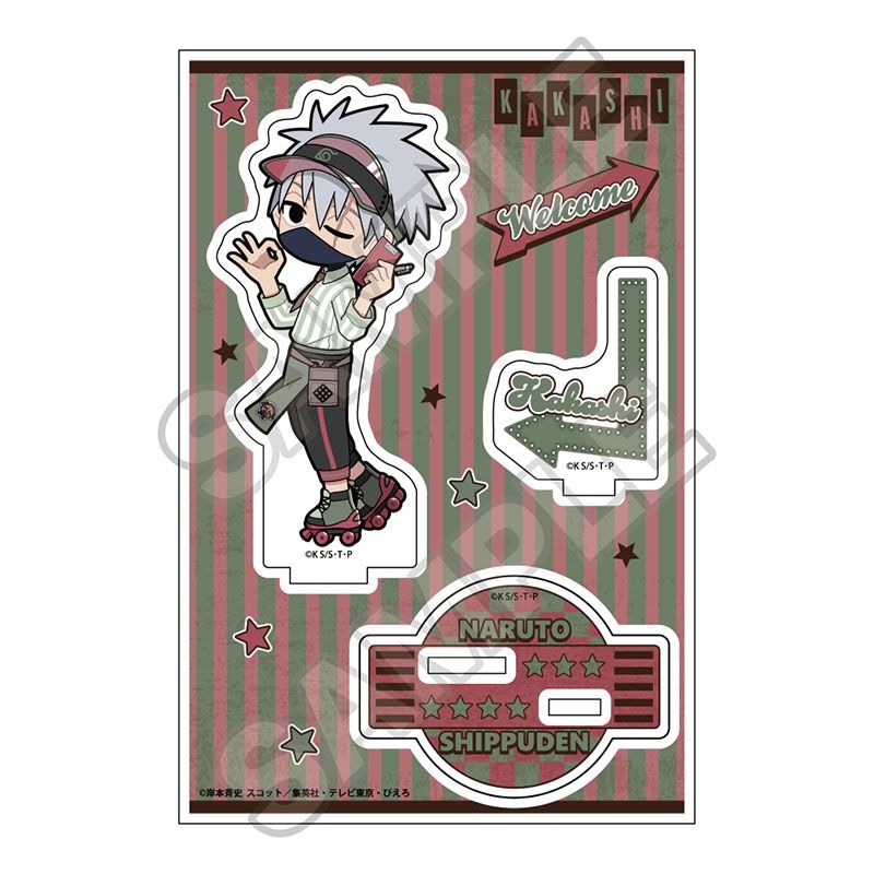 予約12/2〆【2月発売】NARUTO-ナルト- 疾風伝 アメリカンダイナー アクリルスタンドJr. はたけカカシ